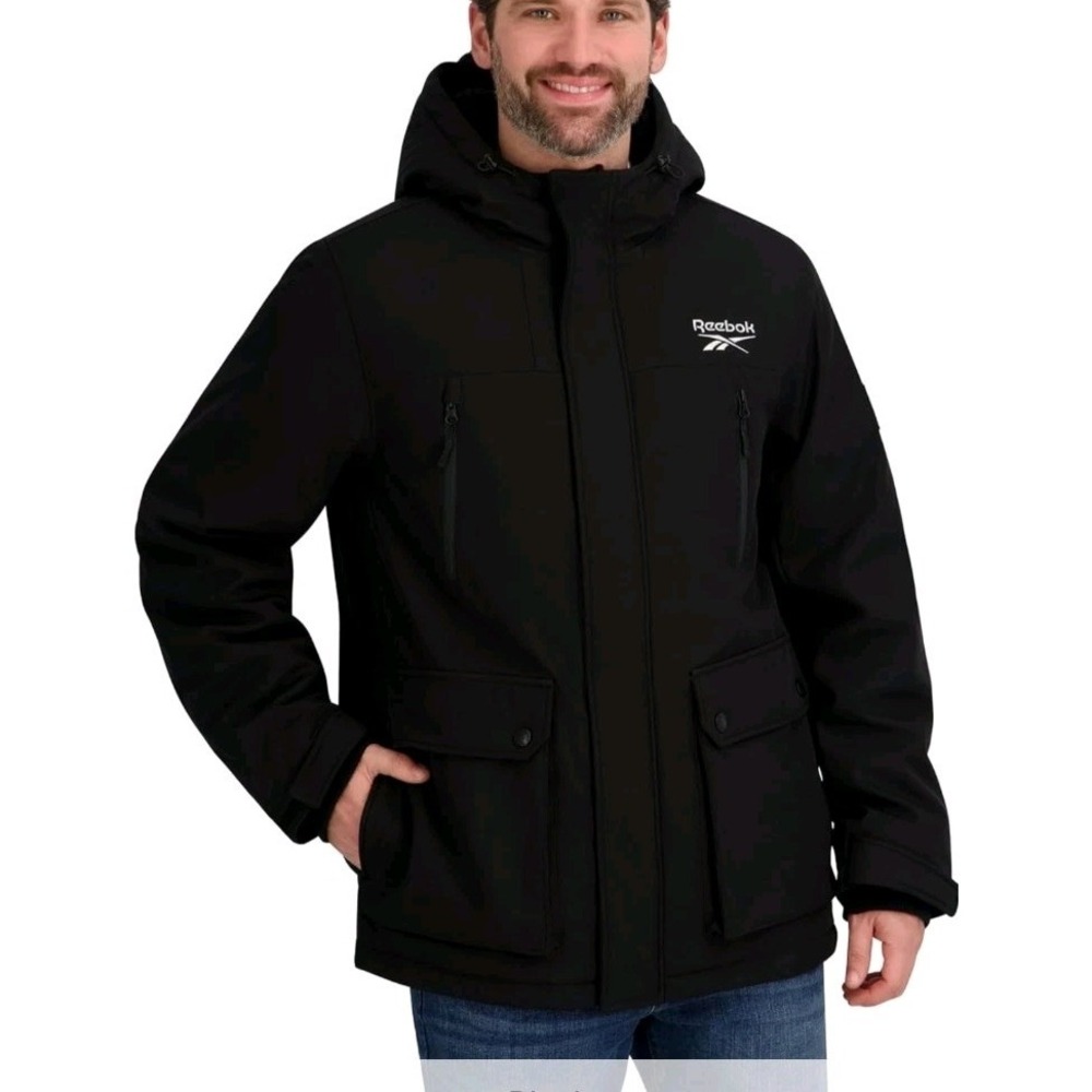 Men's Reebok Insulated Softshell Winter Jacket Size Large